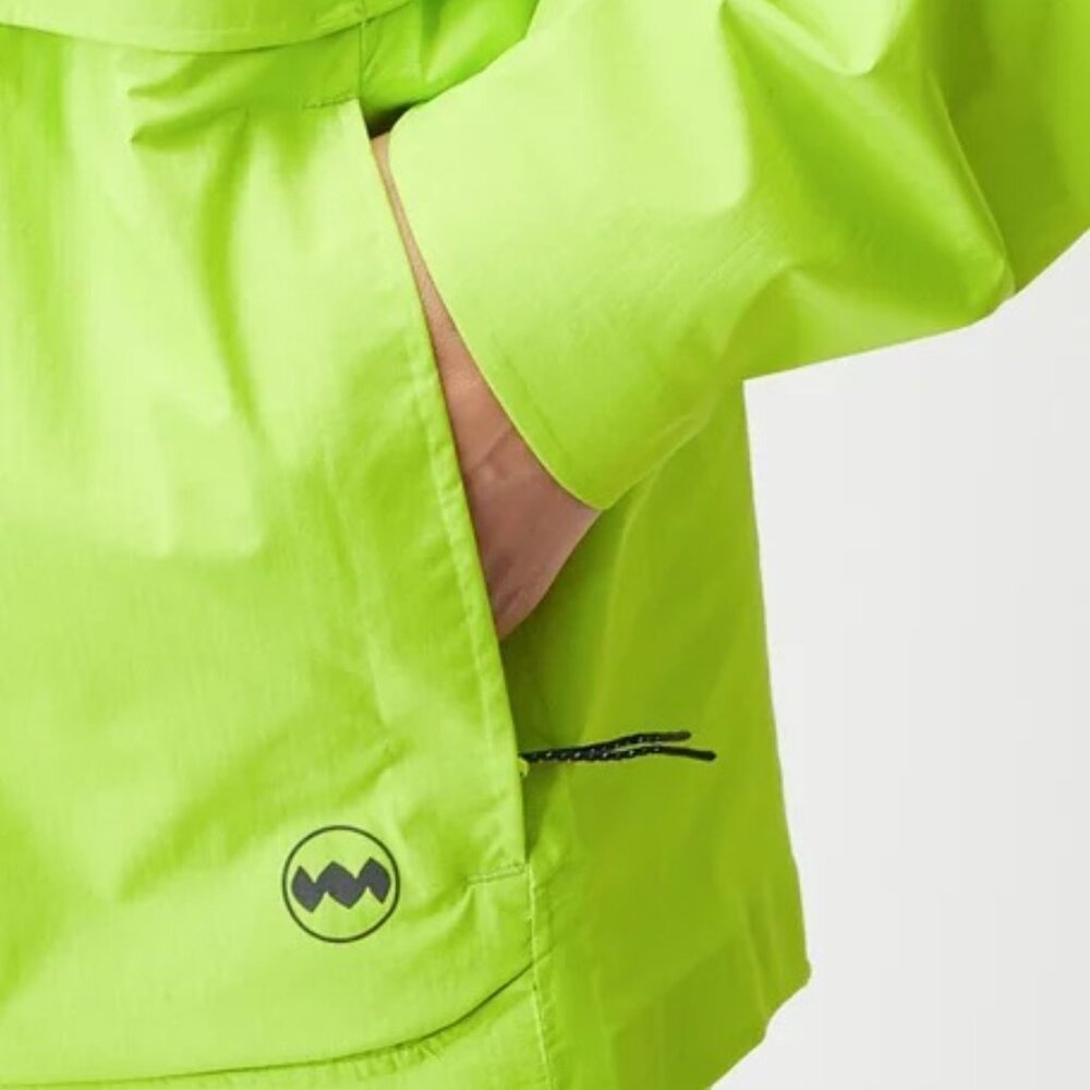 Janji Women's Rainrunner Pack Jacket, size Medium, S U P E R G L O W - Picture 4 of 14